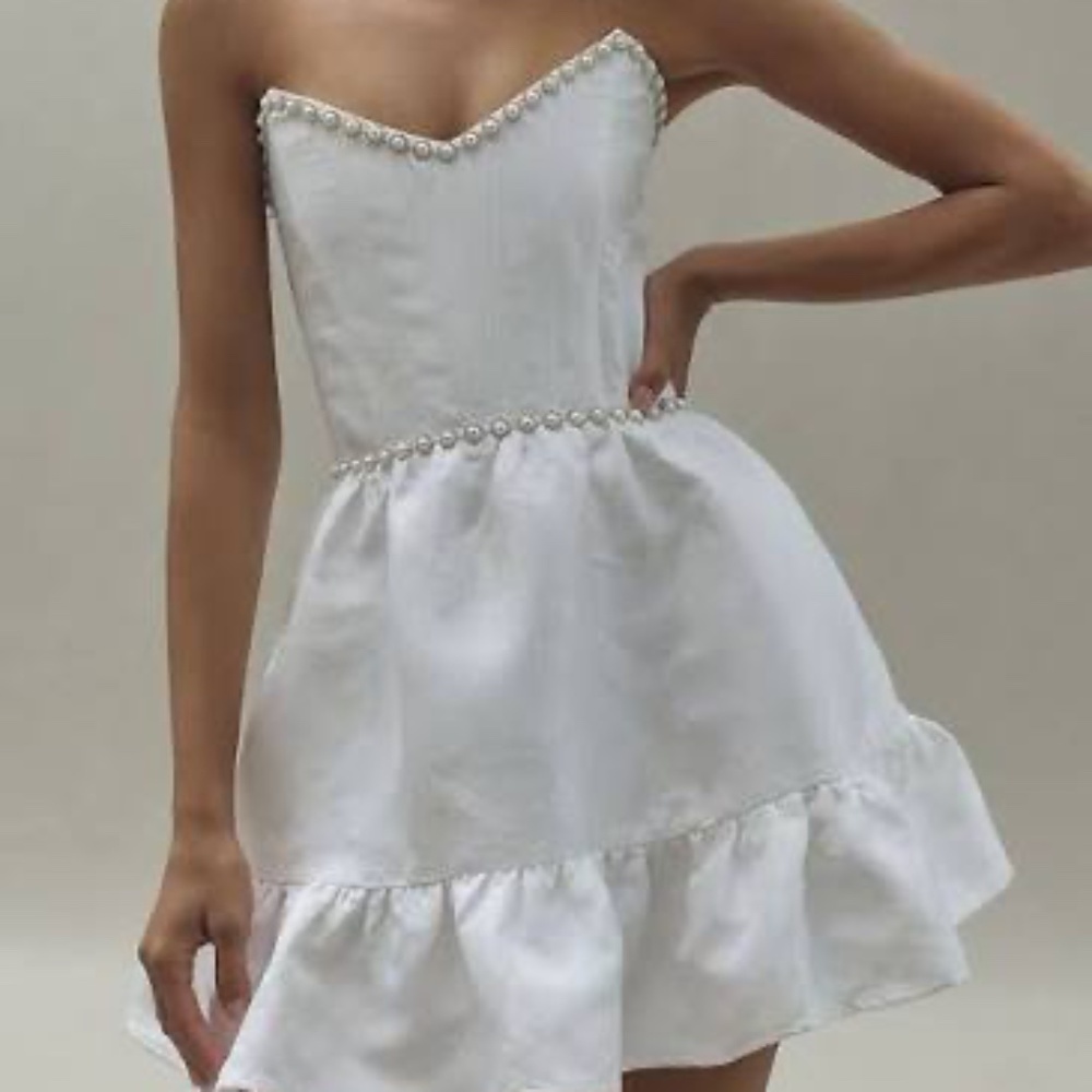 V. Chapman Evie Fit and Flare Brocade Dress
